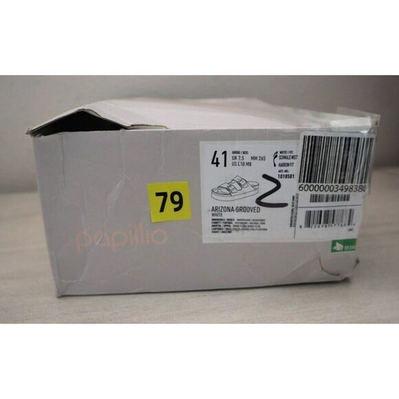 Birkenstock Papillio Women's 10 White Arizona Grooved Vegan Platform Sandals - Picture 13 of 13